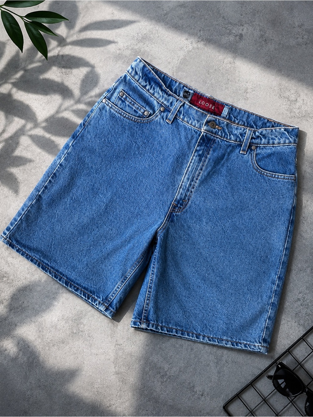 SilverTab by Levi Strauss Men’s Loose Fit Denim Shorts Size 36 Vintage Blue